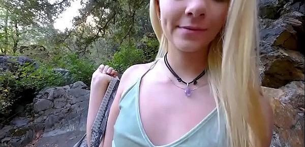  Hiking with stepdaddy ends in taboo fuck